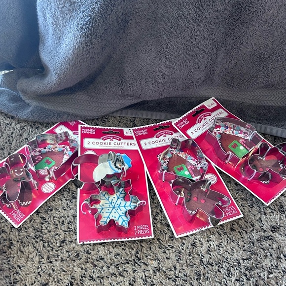 craft set Metal Christmas Cookie Cutters - Picture 1 of 5